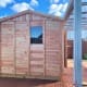 custom wooden storage sheds with gazebo